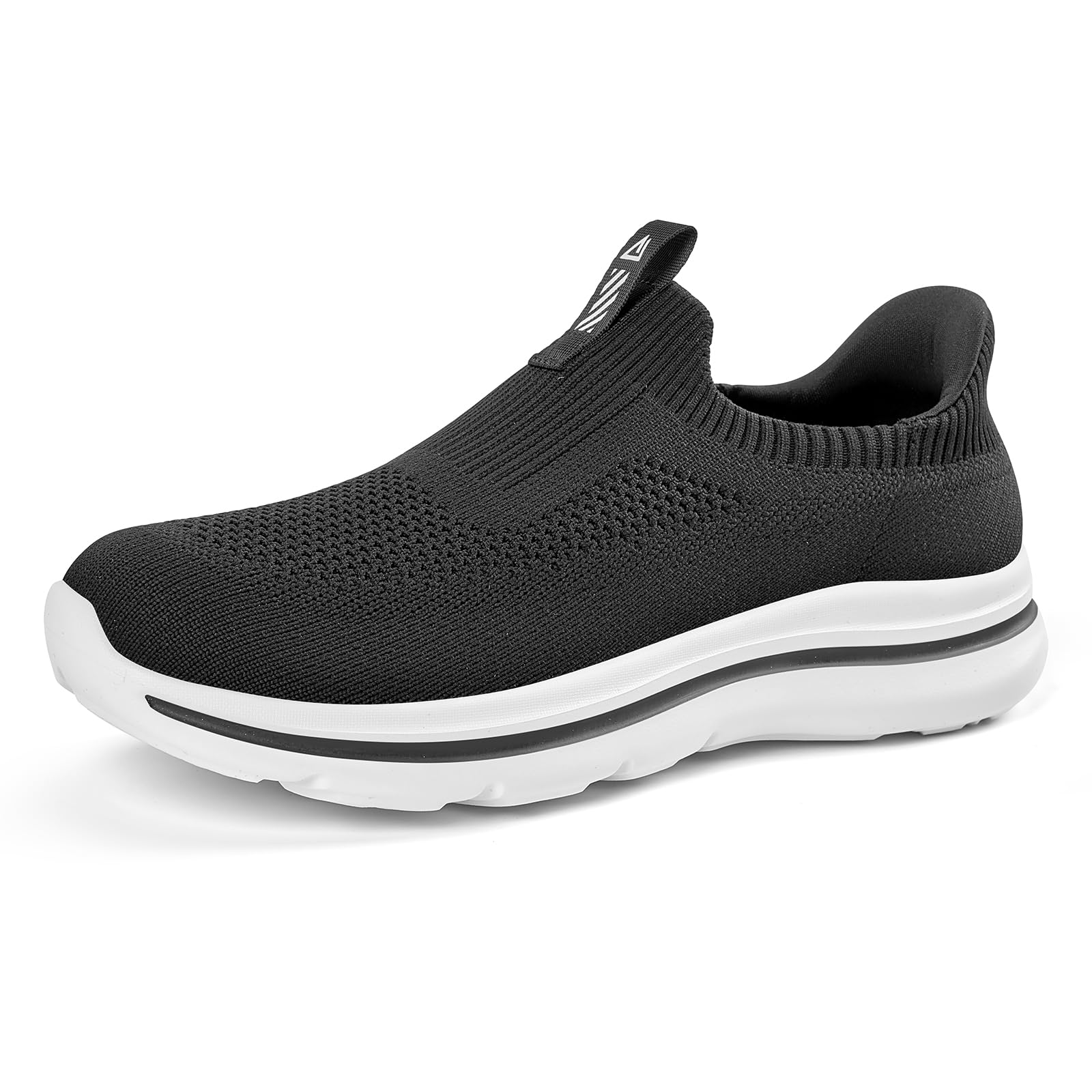 ODCKOI Damen Slip On Walking Schuhe, Atmungsaktive Freizeitschuhe zum Reinschlüpfen, Leichte Bequeme Sneaker,Spaziergang und Reisen