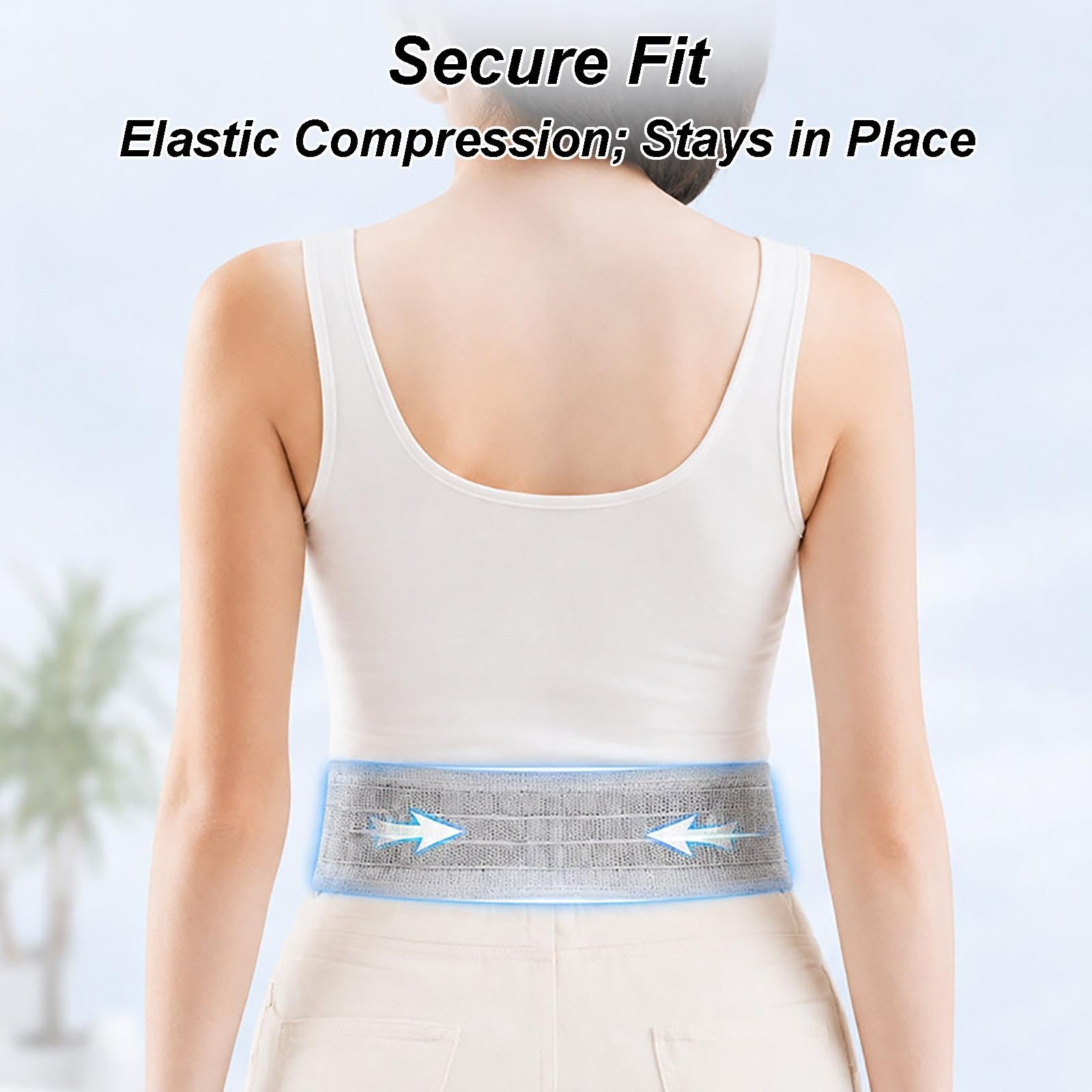 1 Stoma Gürtel, Stoma Bandage für Urostomie Inkl. 2 Stomabeuteln