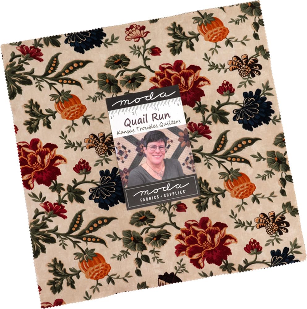 Quail Run Layer Cake®, 42 10-inch Precut Fabric Quilt Squares By Kansas Troubles Quilters