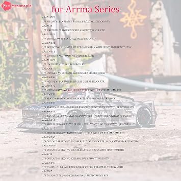 Center Brace Mount ARA320500 for Arrma 1/7 Felony Fireteam Infraction Mojave 6S BLX Limitless Roller 1/8 Kraton Outcast Talion 6S Upgrade Parts Red