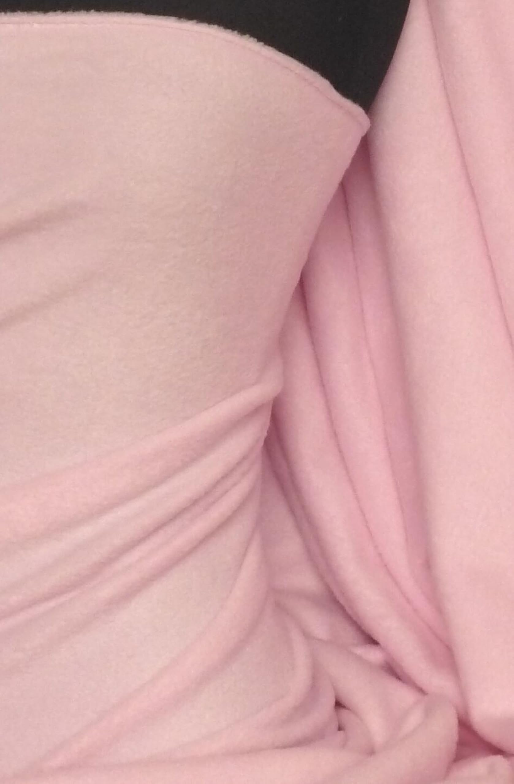 Polar Fleece - Anti Pill Premium Quality Plain Soft Warm Fabric (Baby Pink)