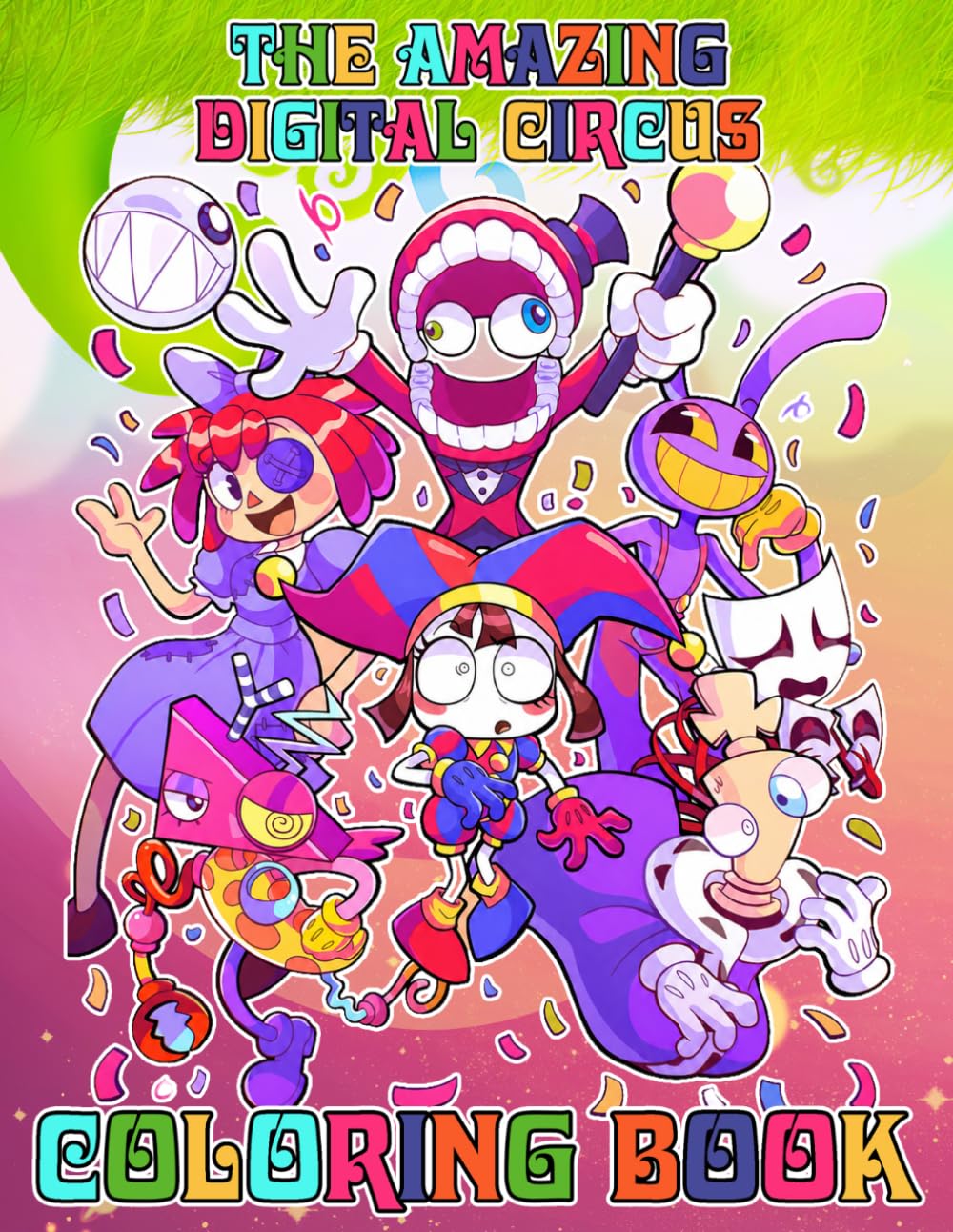 Amazing Cir-cus Coloring Book for Fan Teens Girls Boys Kids Students: Coloring Book For Kids, Ages 4-8, Ages 8-12 and Adults With 50+ High Quality Coloring Pages | Perfect Gift for Relaxation