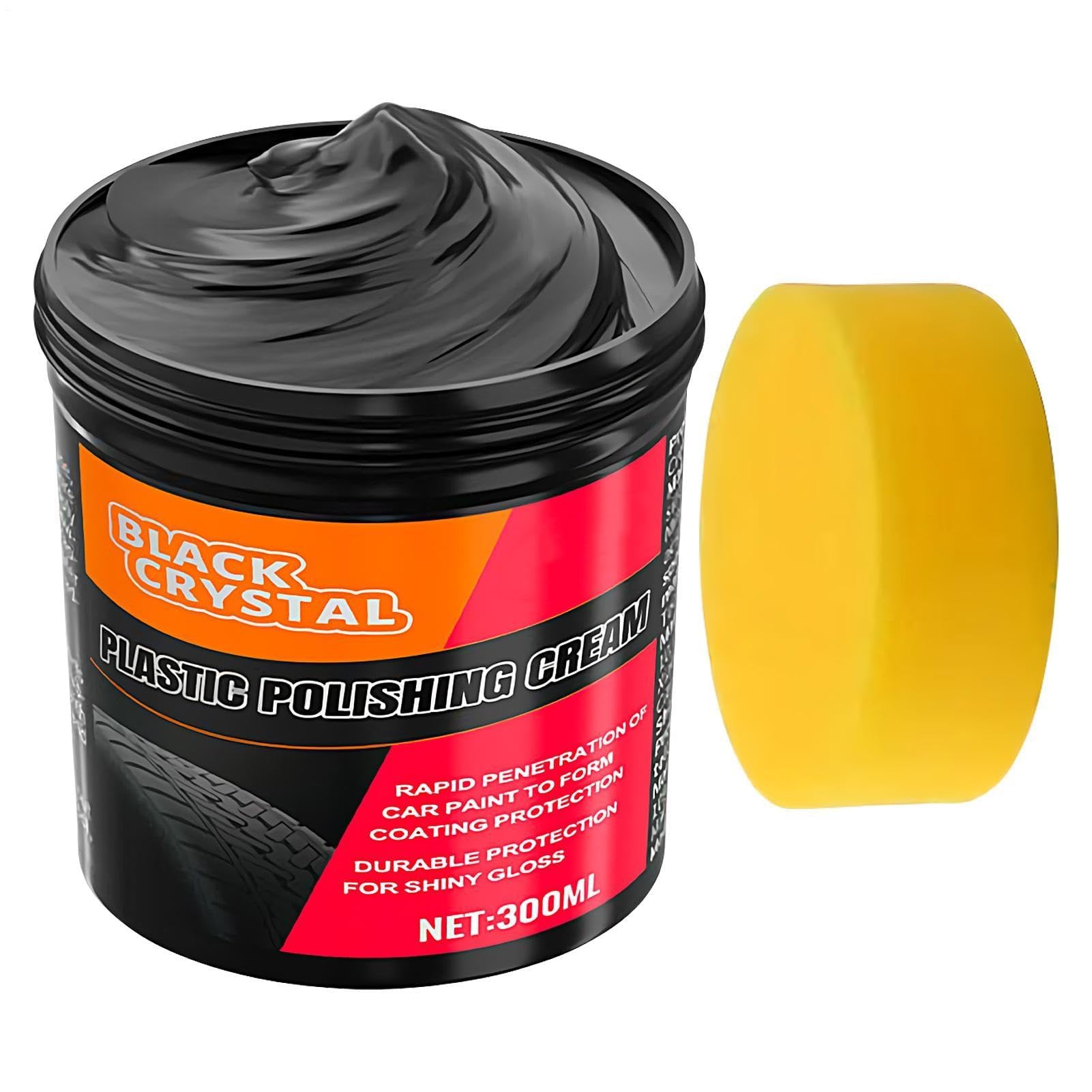 Muiltvoe Black Trim Restorer, Vehicle Maintenance Repair Part, 300g Back To Black Bumper Restorer, Forever Blackbumper & Trim Dye Kit, For Metal Detailing Supplies Vehicles Headlights Windshield