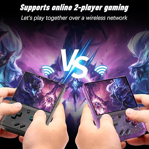 Miniatura 2 de Miyoo Mini Plus con funda portátil Emulador Retro Consola de juegos de mano última versión con WiFi y RTC, pantalla IPS de 3.5 pulgadas 640 x 480