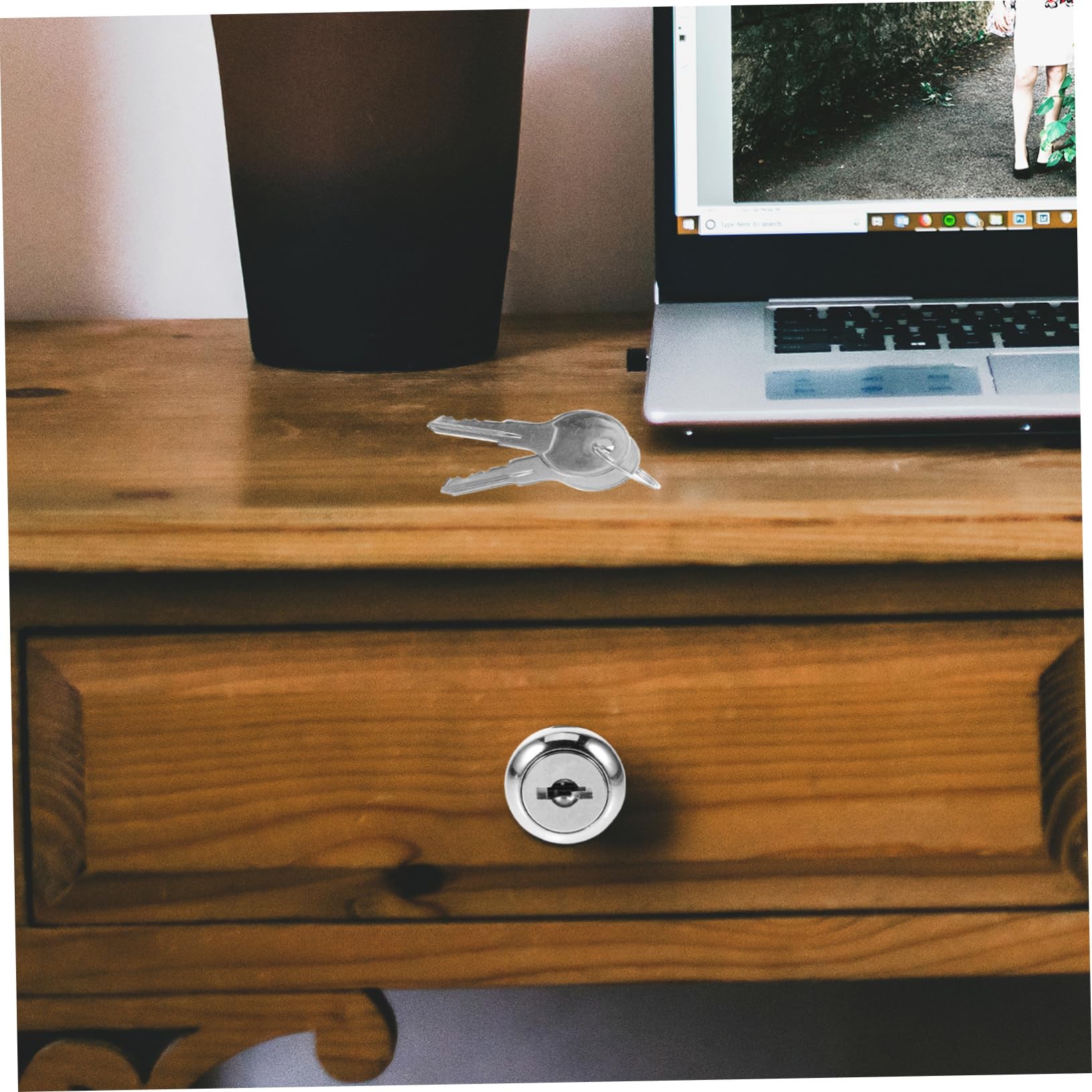 SHINEOFI 5 Ensembles Serrure Clé Serrure de Boîte Aux Lettres Remplacement de Verrou pour Armoire avec Renforcée pour Casiers
