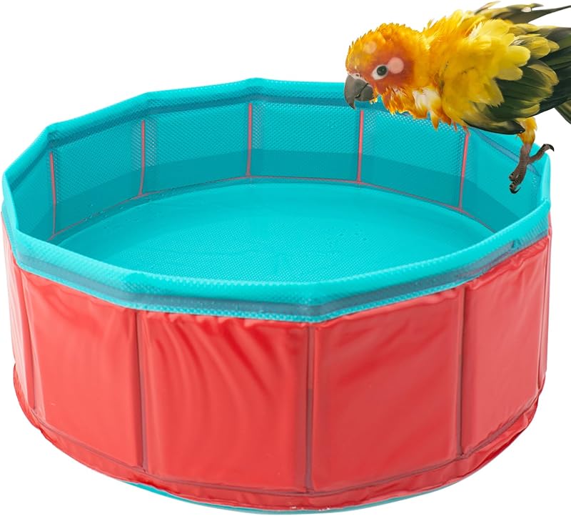 Banheira Portátil para Aves em PVC Reforçado FlidRunest FR20250220111 – 30 x 12 cm