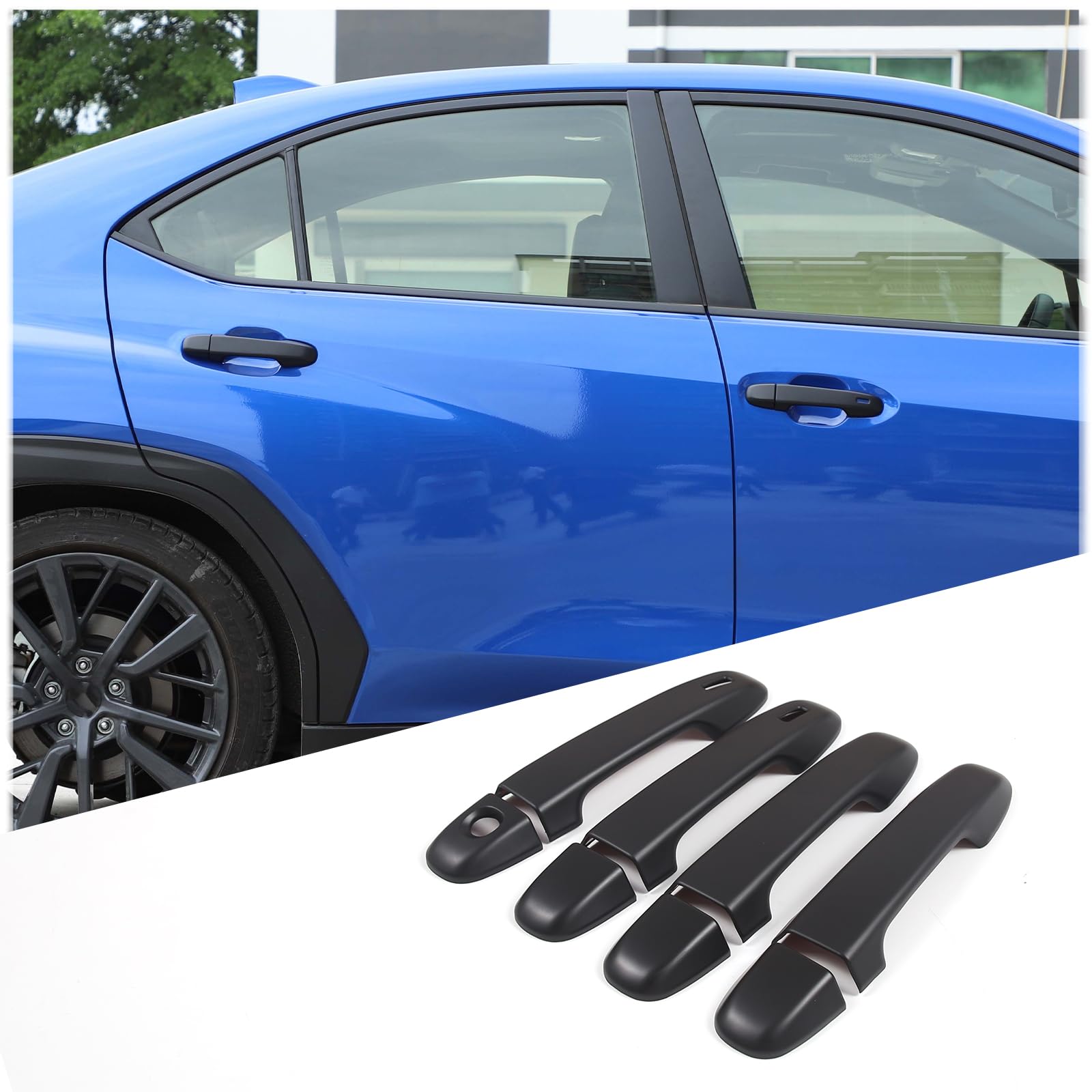 Tumukiw 8PCS Car Door Handle Decorative Cover Car Exterior Door Handle Cover Fit for Subaru WRX 2022 2023 Car Door Handle Cover Protector (Front Door