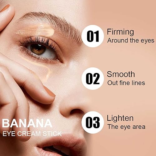 Miniatura 3 de Crema de ojos de plátano, crema antienvejecimiento para líneas finas, bolsas de ojos, ojeras e hinchazón, crema hidratante debajo de los ojos, con