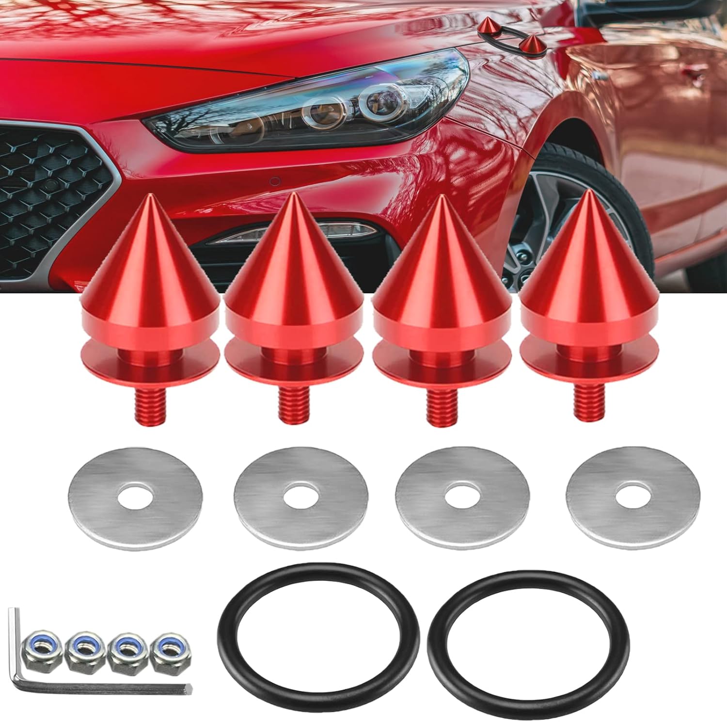 Bumper Quick Release,4 Pack JDM Quick Release Trunk Front