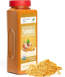 Organic Turmeric Powder 17.60 oz – Turmeric Powder Organic for Cooking, Drinks & Skin – USDA Certified, Ground Turmeric Spice, Gluten Free – The Holly Tree