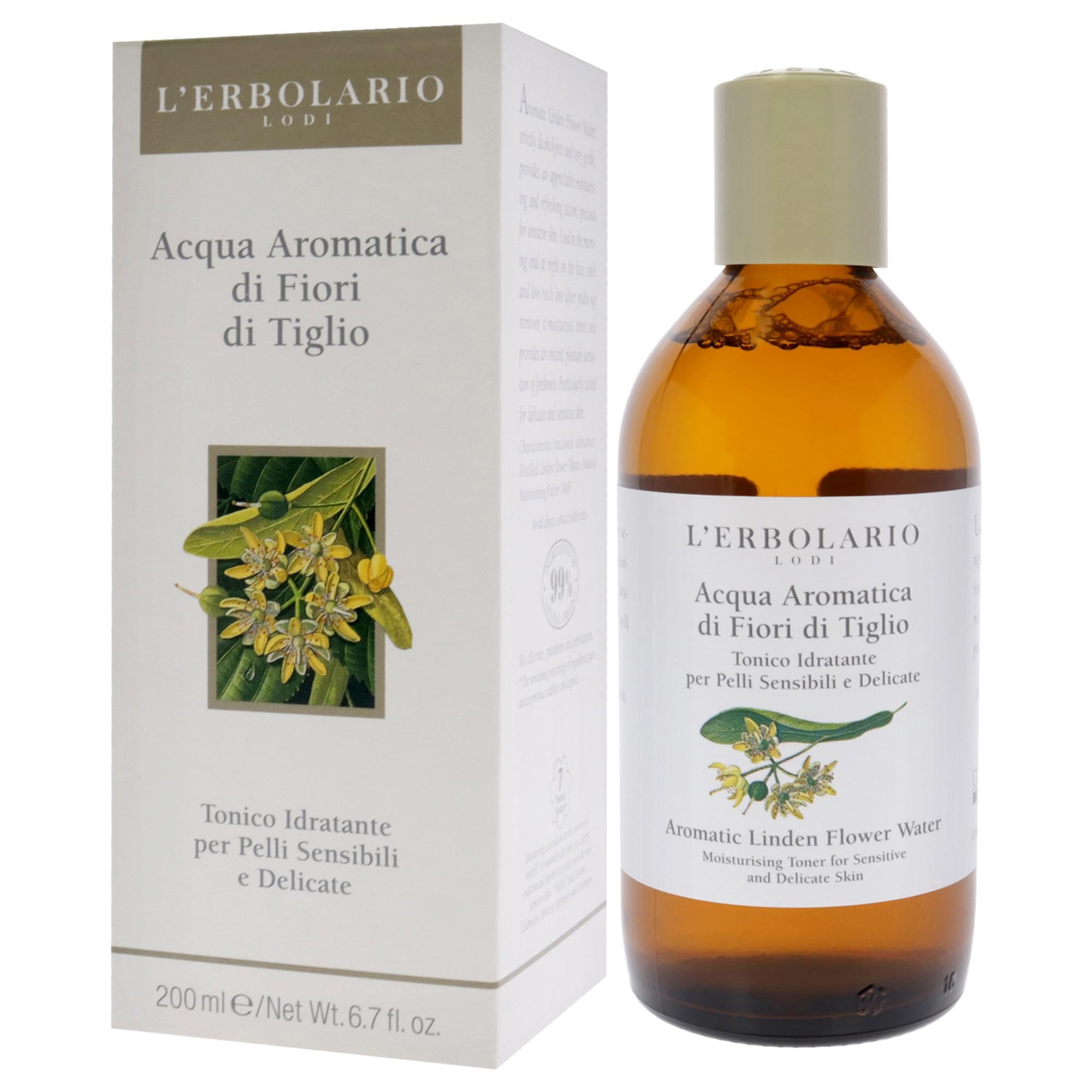 Amazon.com : L'Erbolario Aromatic Linden Flower Water - Alcohol