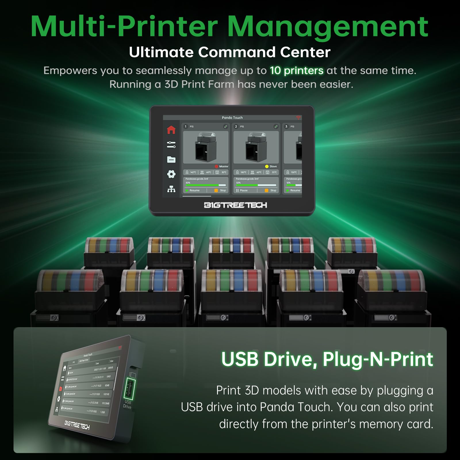 BIGTREETECH Panda Touch Para Impressoras 3D Bambu-Lab P1S, P1P