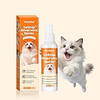 Furwhisp Catnip Spray with Silvervine - 95% Cat Response, Natural Toy Reviver & Scratch Trainer, No-Stain Micro-Mist 2oz
