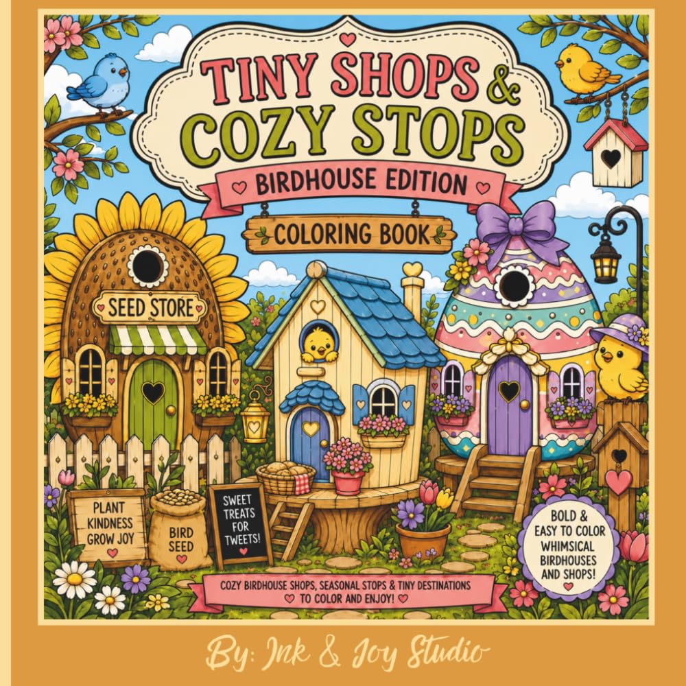 Tiny Shops & Cozy Stops: Birdhouse Edition
