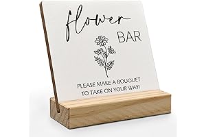 Rustic & Exquisite Flower Bar Sign