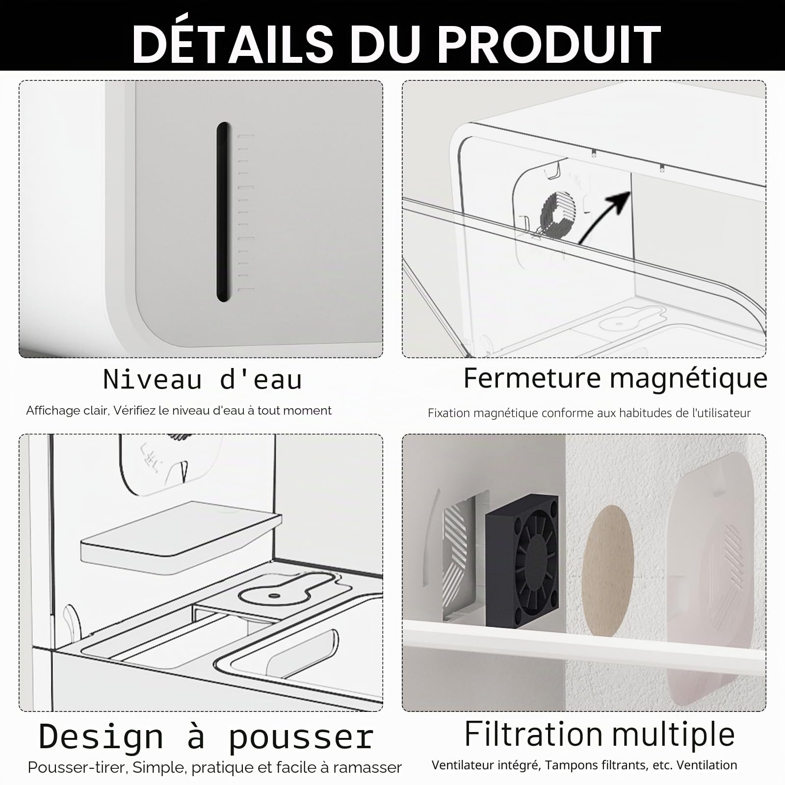 Kit Champignons à Faire Pousser, Tente de Culture de Champignons avec Affichage de la Température et de l'humidité, Boîte de Culture de Champignons, Stations de Propagation de Hotte de Mycologie