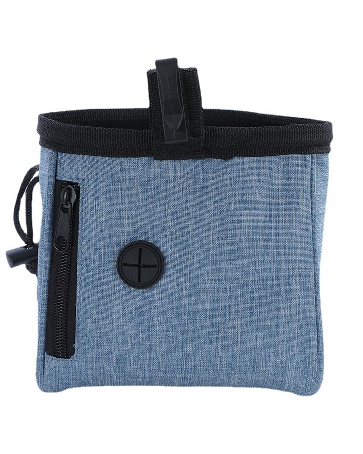 Sacca Porta Snack Cani Blu, Multifunzionale con Dispenser Sacchetti e Cintura Regolabile. Essenziale per Addestramento e Passeggiate a Mani Libere.