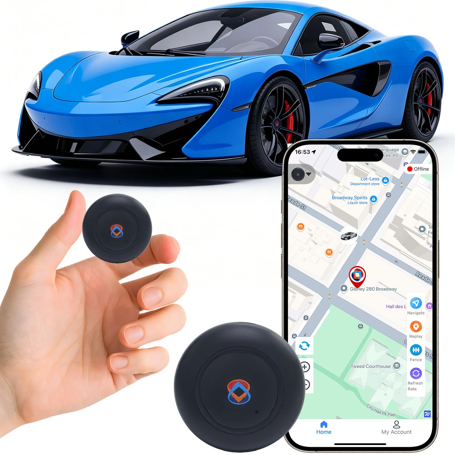 VKAFW No-Subscription GPS Tracker