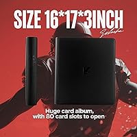 Vista 5 de Carpeta de tarjetas intercambiables de 2000 bolsillos, 20 bolsillos compatible con MTG, tarjetas deportivas y otras tarjetas de intercambio