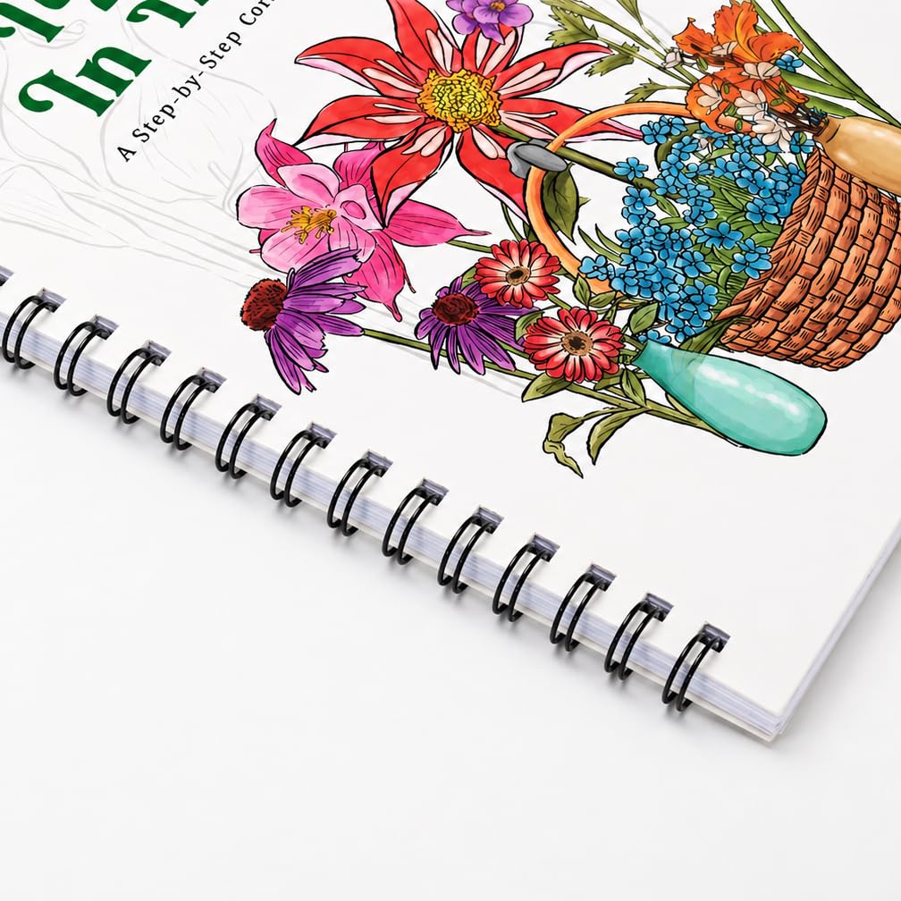 Cahier d'exercices d'aquarelle pour adultes – Grand livre de peinture à l' aquarelle de 22 Cahier d'exercices d'aquarelle pour adultes – Grand livre de peinture à l' aquarelle de 22