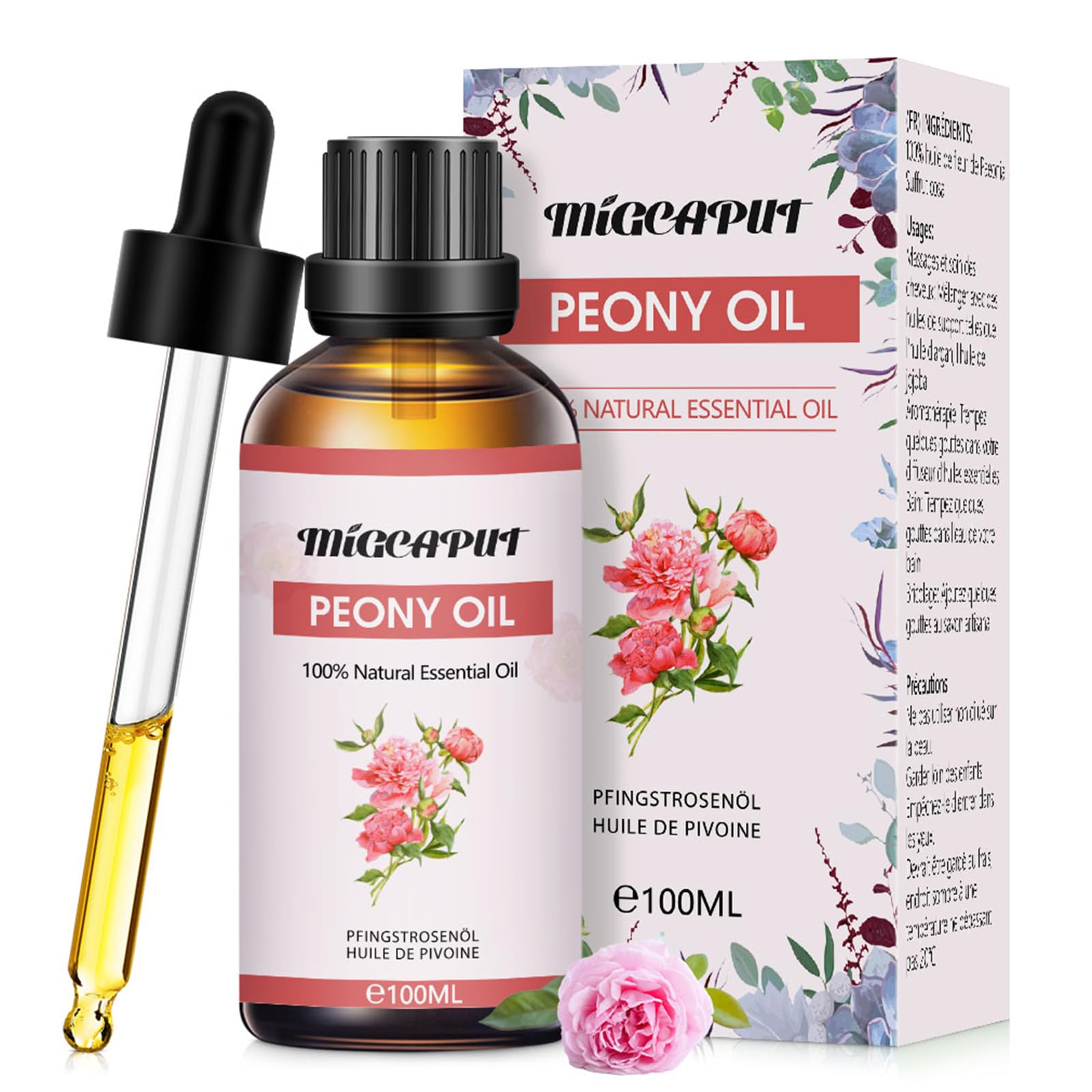 Migcaput 100ml Ätherisches Öl, Premium Kerzenduftöl Aroma Öl für Diffuser, Parfüm, Seifenherstellung