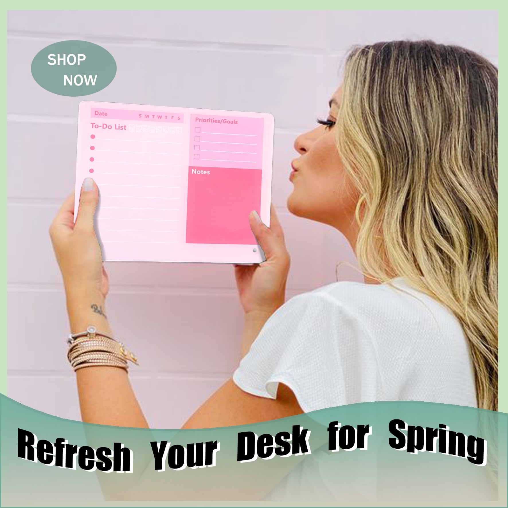 Marribol Desktop Verdikte Acryl Dry Erase Board to do List Marribol Desktop Verdikte Acryl Dry Erase Board to do List
