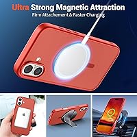 Vista 87 de SUPFINE Funda magnética para iPhone 11 (compatible con MagSafe) (protección contra caídas de grado militar), translúcida mate a prueba de golpes