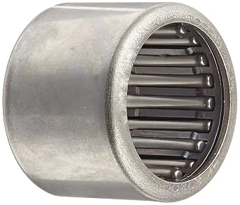 Koyo HK2020B Needle Roller Bearingd Drawn Cup, Open, Steel Cage, Metric, 20mm ID, 26mm OD, 20mm Width, 16000rpm Maximum Rotational Speed, 5890lbf Static Load Capacity, 3574lbf Dynamic Load Capacity
