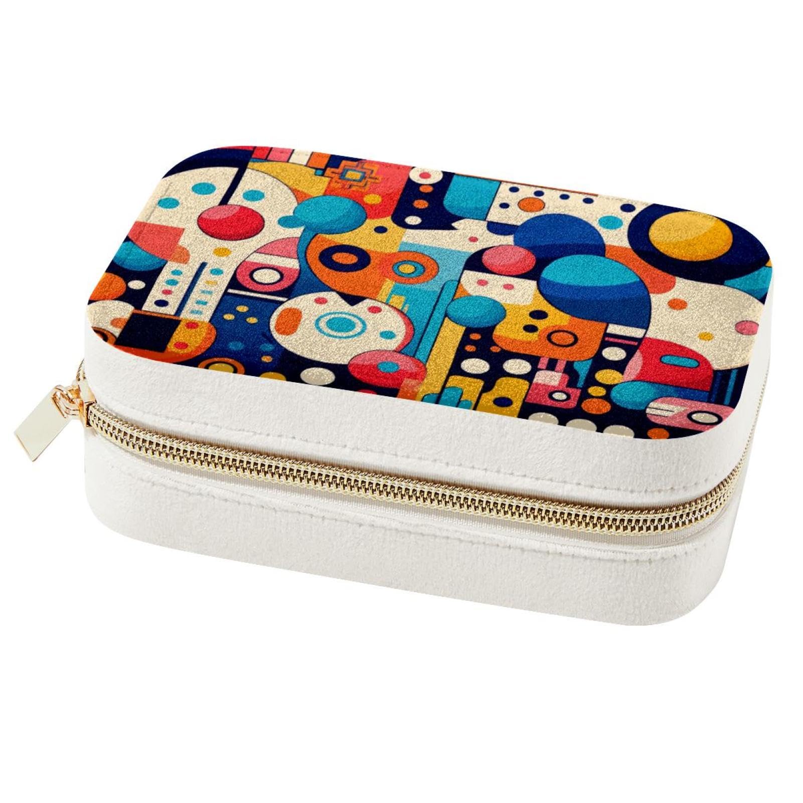 Boîte à bijoux double couche et élégante pour organiser vos bagues et colliers en voyage