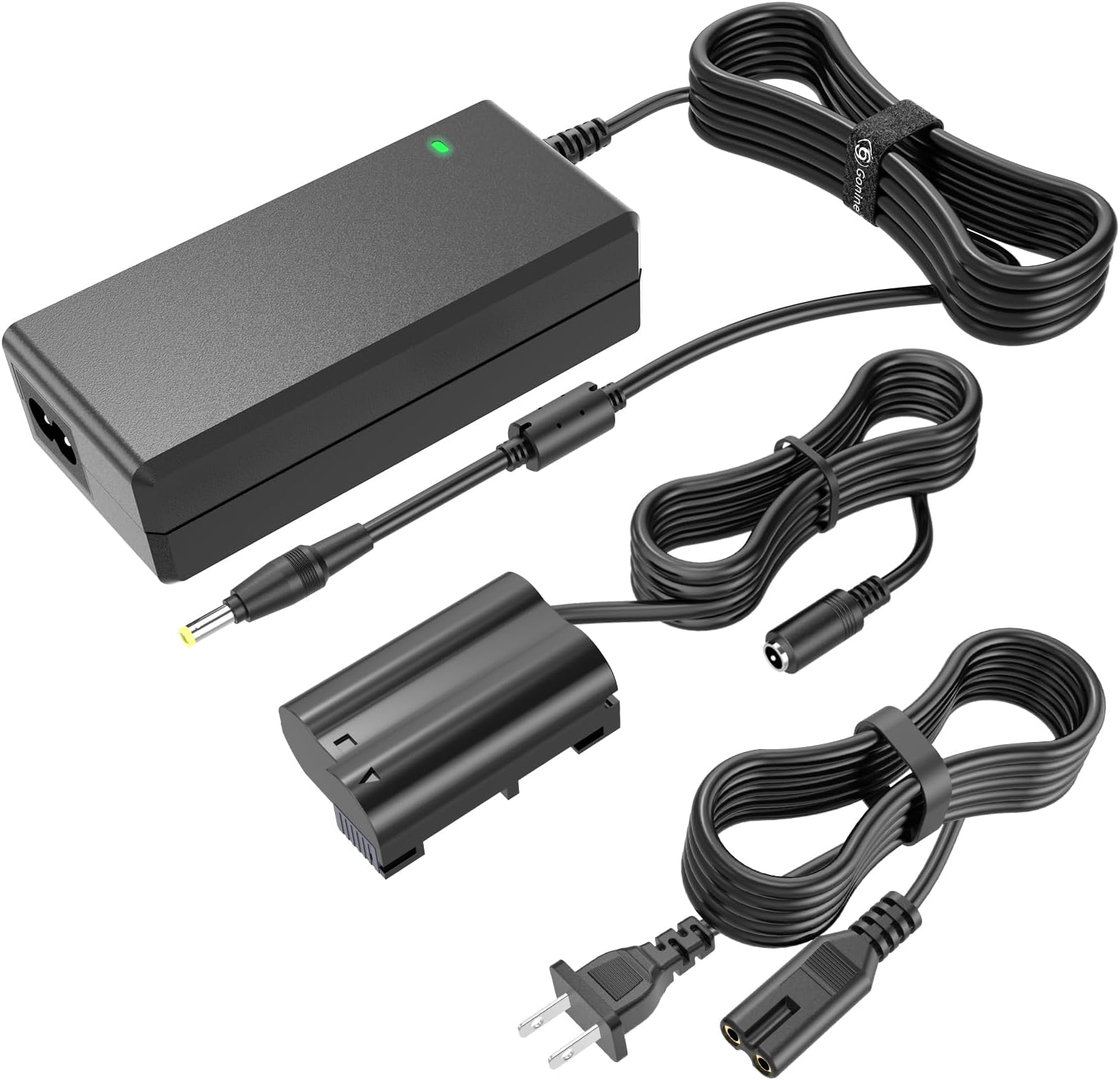 Gonine AC/DC Adapter Plus EP-5B kit- Replacement For NIKON P520 P530 D600 D610 D750 D7000 D7100 D800 D800E D810 D800A 1V1 Digital Cameras(Note:This kit can replacement original Nikon EP-5B)