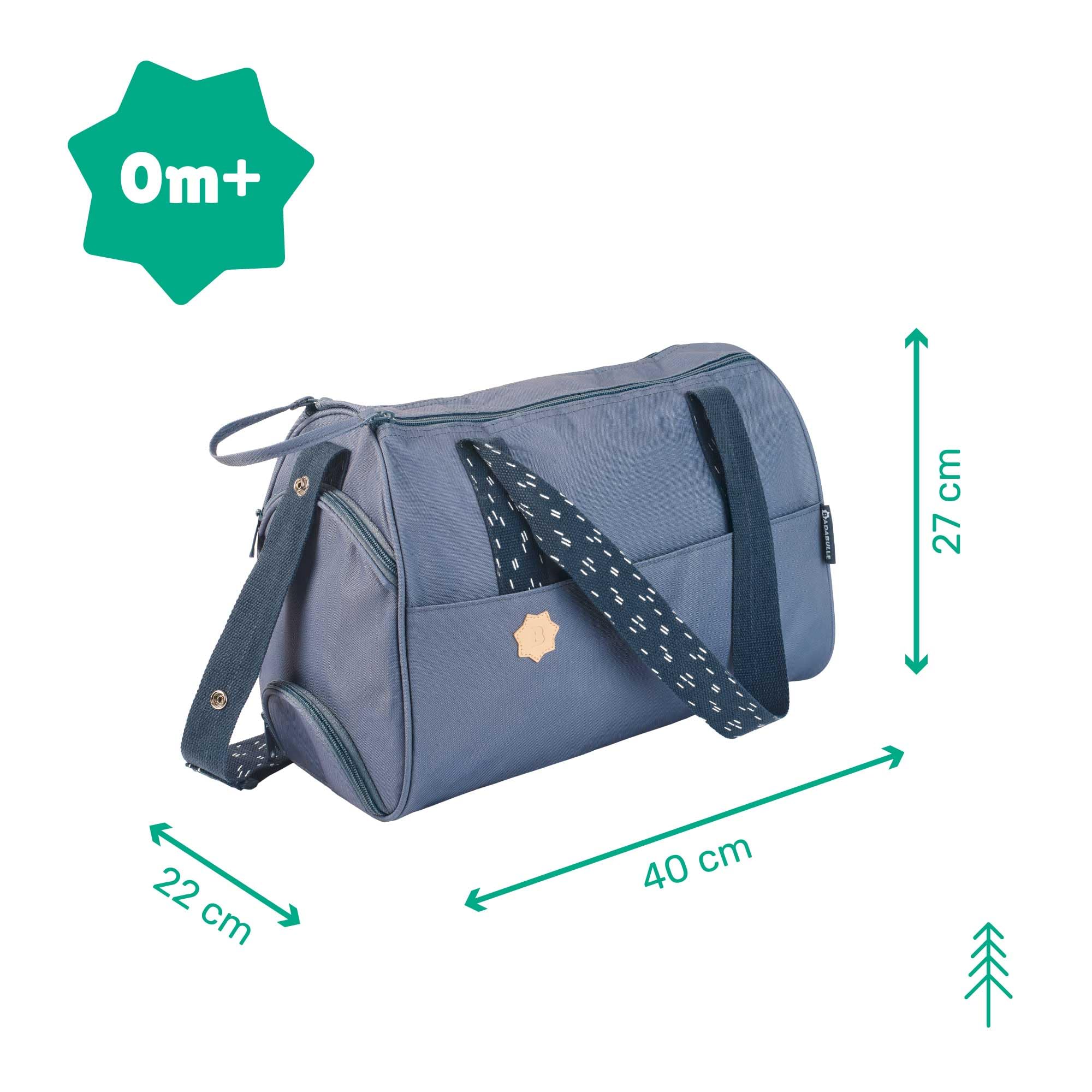 Badabulle Sac à langer Pocketstyle 23L Grand Contenance Bleu