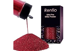 Renfio Ultra Fine Wine Red Glitter Powder for Flowers