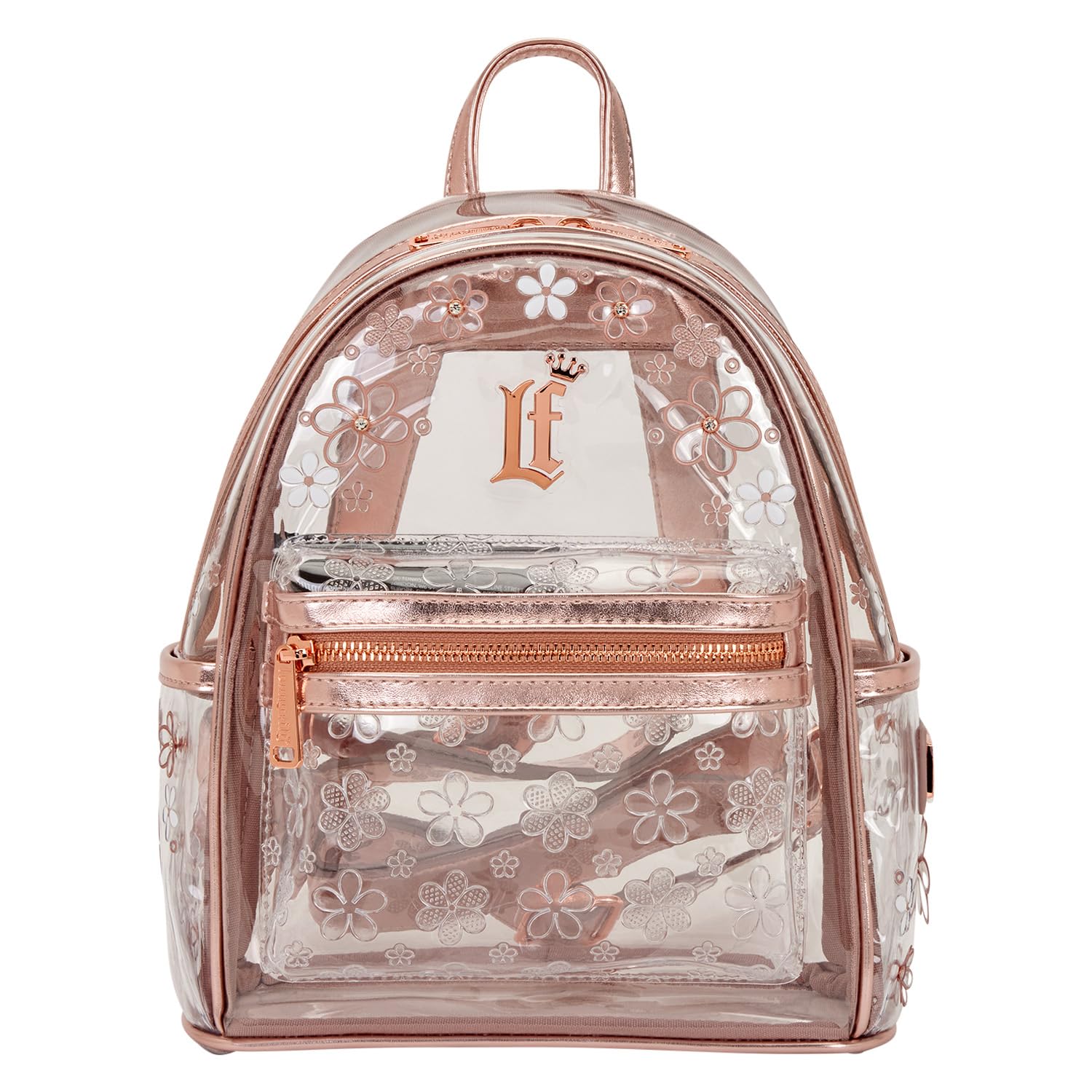 Loungefly Clear Floral Mini Backpack : Clothing, Shoes & Jewelry