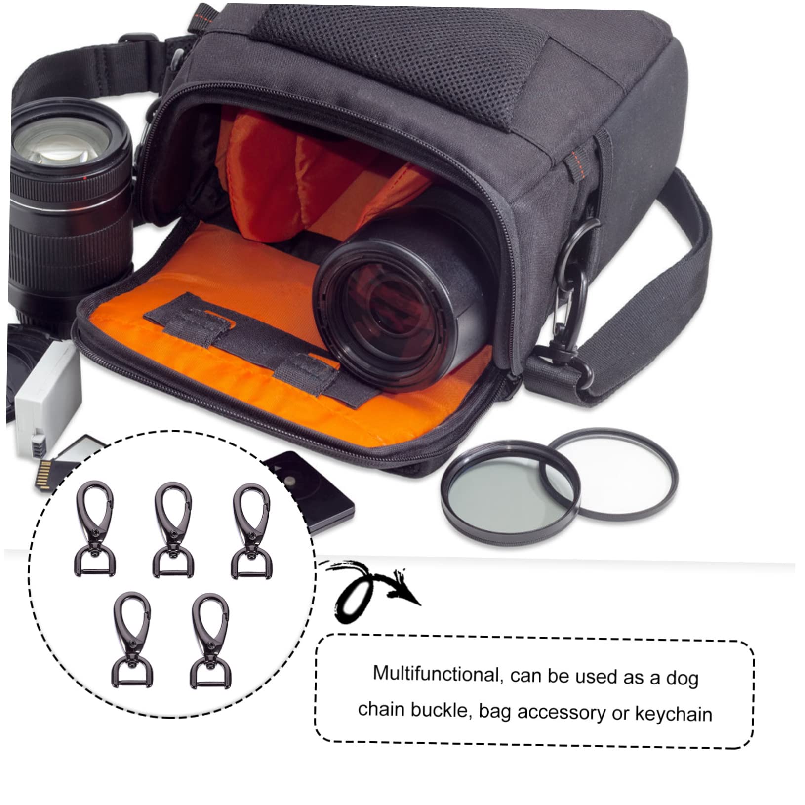 WRITWAA 15stücke Teiliges Taschenverschluss Zubehör Multifunktionale Schnallen Für Umhängetaschen Gepäck Und Schlüsselanhänger Abnehmbar Und Installieren Robustes Material Für
