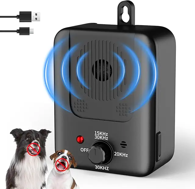Anti-Bell Ultraschall Gerät für Hunde - 3 Modi, wasserdicht, für alle Größen