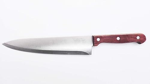 Miniatura 7 de Uniware Cuchillo de fruta de acero inoxidable con mango de madera, 3.5 pulgadas