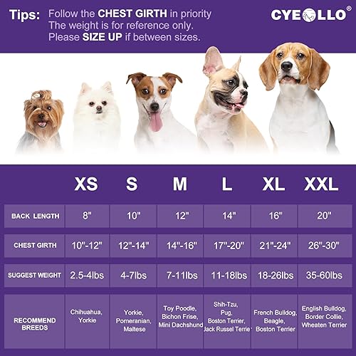 Miniatura 3 de cyeollo Vestido de suéter para perro, ropa de San Valentín, cuello alto con agujero para la correa, patrón de corazón, tema festivo, ropa para