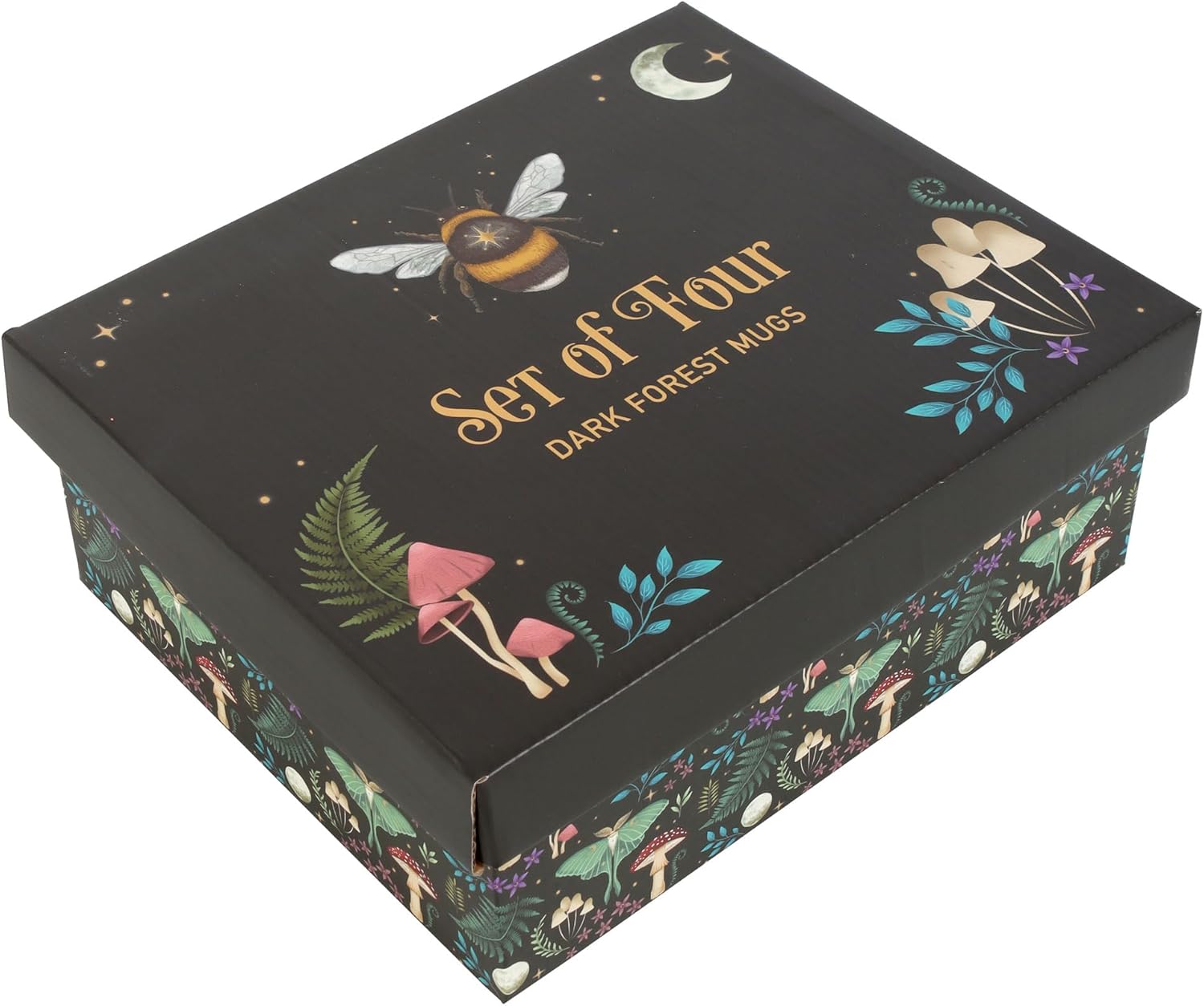 Practical and Distinctive Mug Set: Set of Four Celestial Mugs - Joyful Home Decor Collection - : Celestial Wonder Mug Set