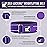 Self-Locking Weight Lifting Belt | Premium Weightlifting Belt for Serious Functional Fitness, Weight Lifting, and Olympic Lifting Athletes (Extra Small, Purple)