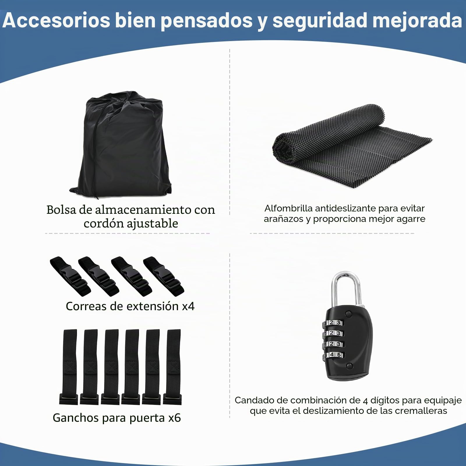 GOPLUS Cofre de techo para coche de 400 L, impermeable, para coche con/sin portaequipajes, con alfombrilla antideslizante y 6 ganchos para puerta, caja de almacenamiento para viajes y transporte de