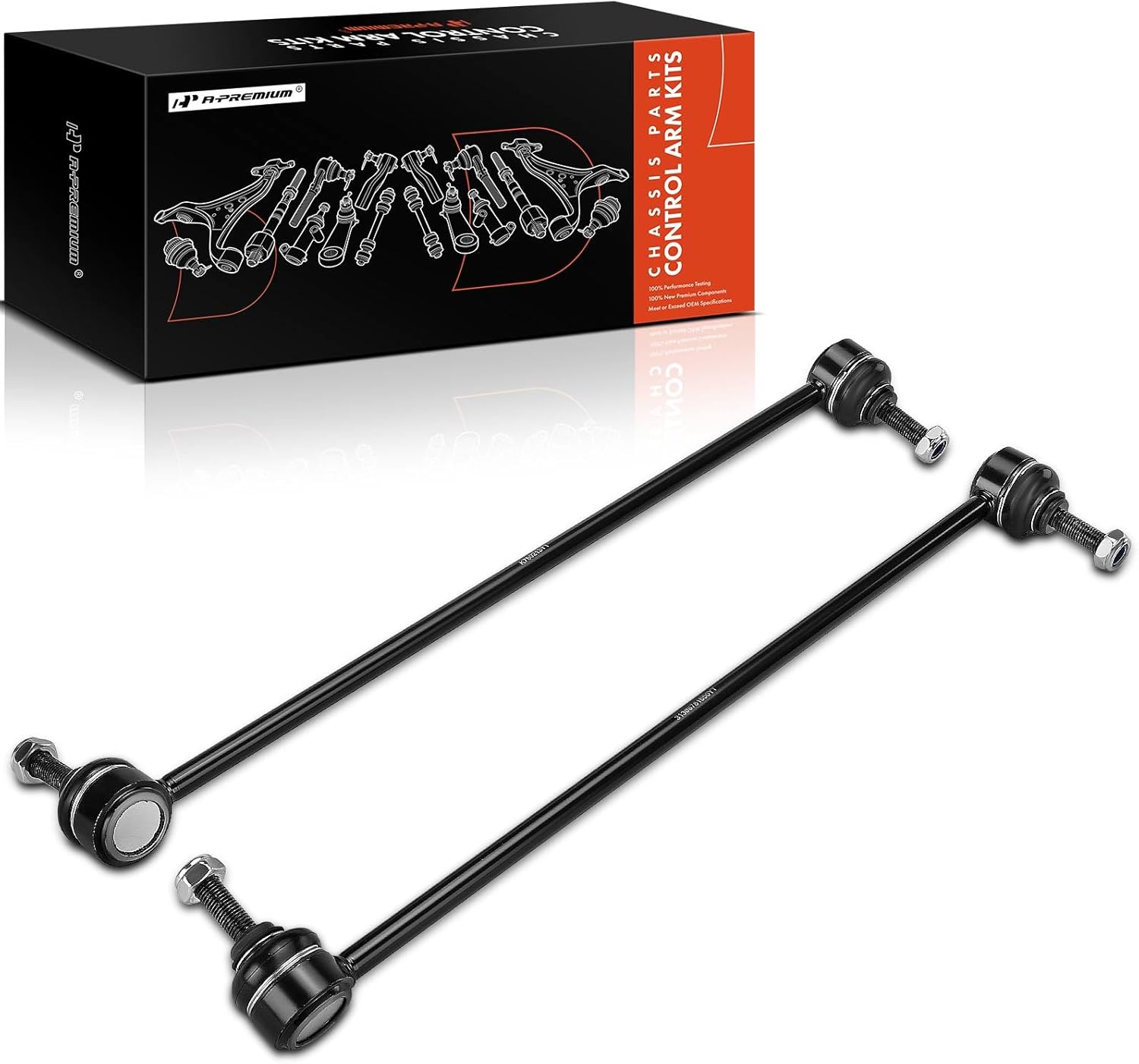 A-Premium 2 x Front Sway Bar Links Stabilizer Bar Links, Compatible with BMW 525xi 2006-2007, 528i xDrive & 535i xDrive 2009-2010, 528xi & 535xi 2008, 530xi 2006-2007