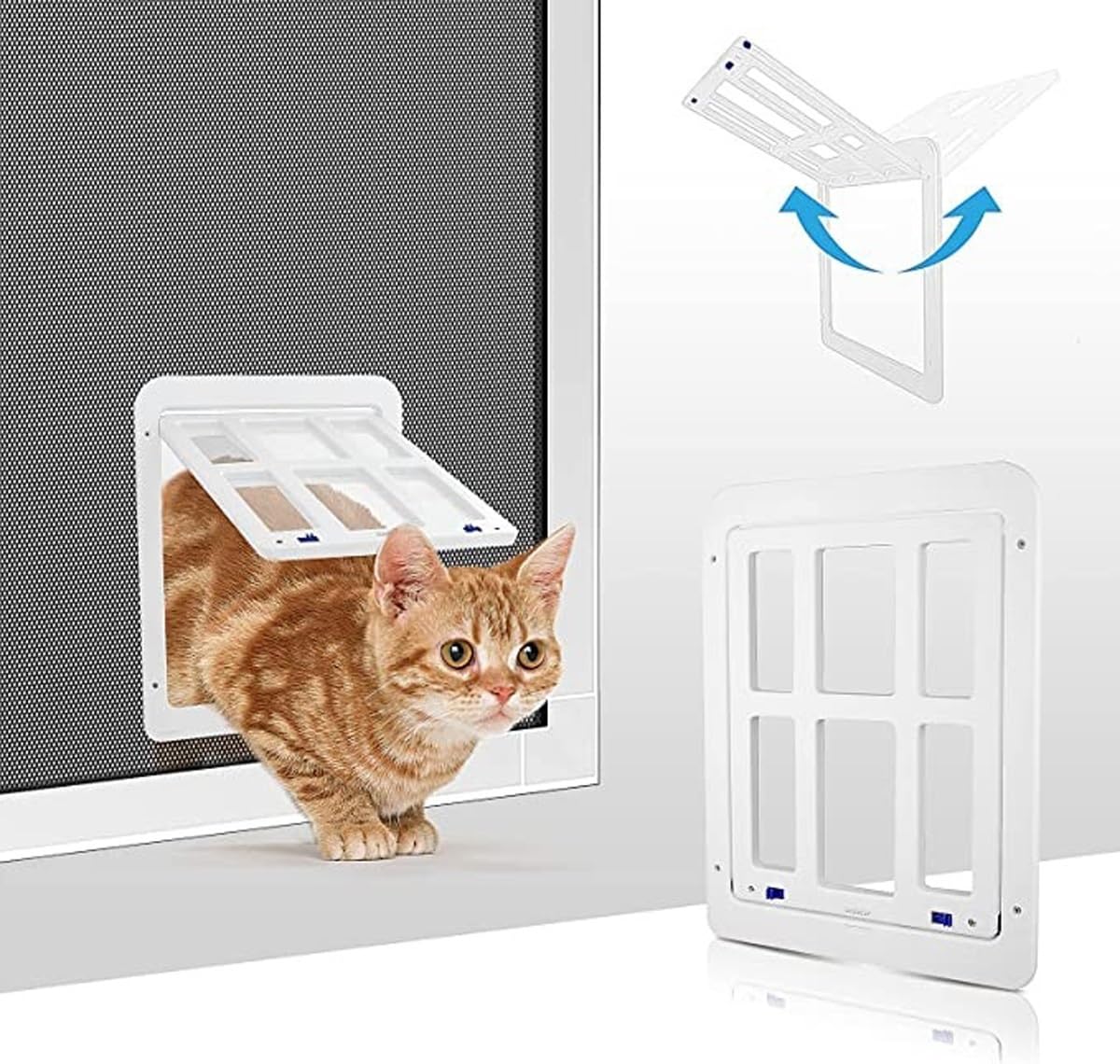 Purrfect Portal Franse kattendeur - stijlvolle kattendeur zonder klep