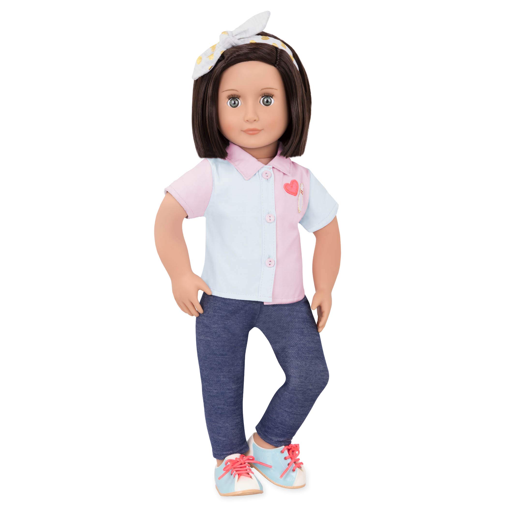 our generation doll short brown hair