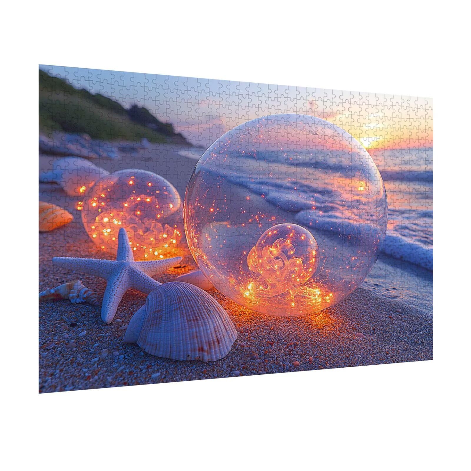 Puzzle 1500 sztuk Bubble Trudne Drewniane Puzzle n-679