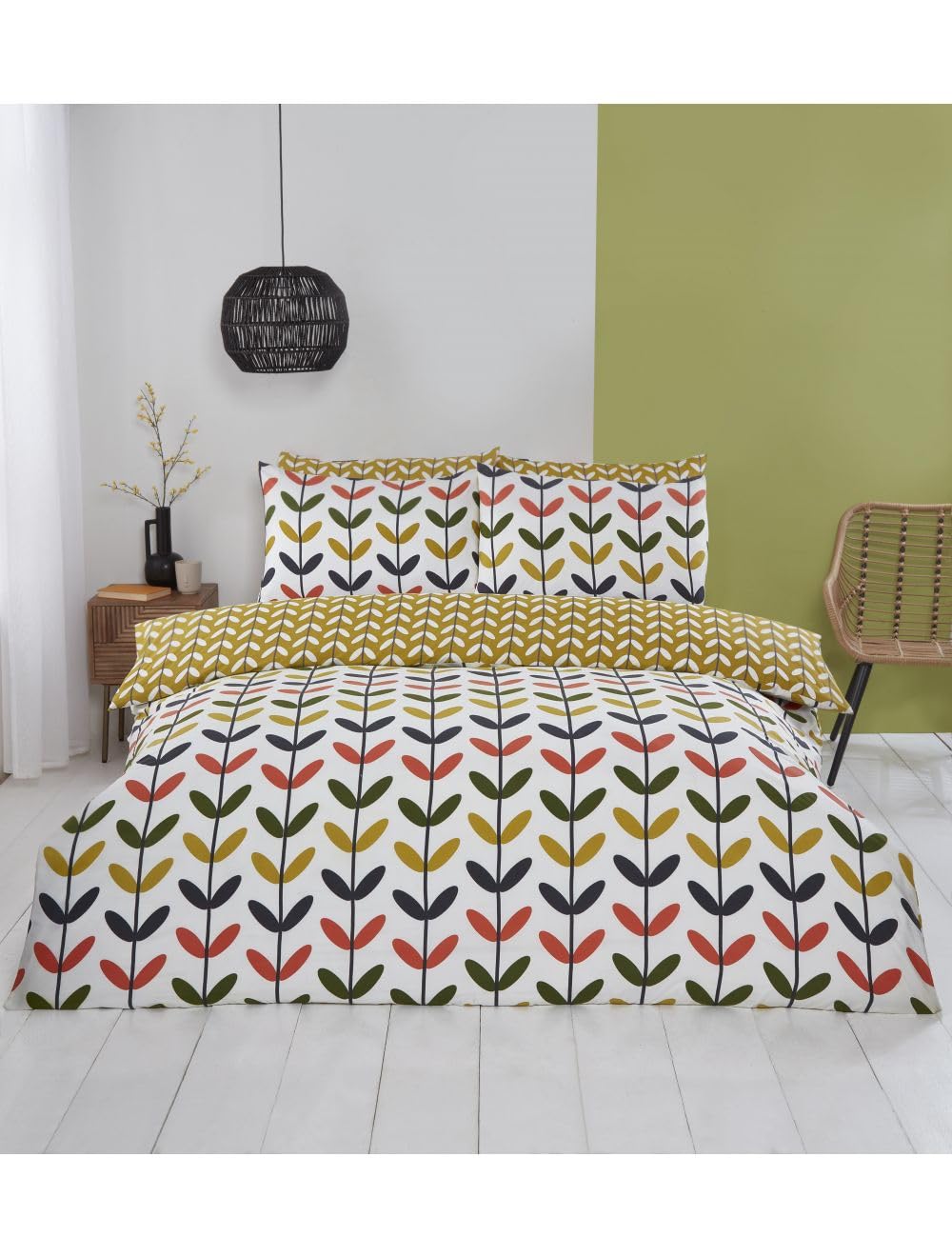 Jules Duvet Quilt Cover Bedding set Single Double King Sizes (King (U.K. Standard))