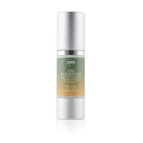 AM FACE HIDRATANTE con SPF  Protección solar diaria, crema facial orgánica, sin aceite, loción facial profundamente hidratante, repara, calma y