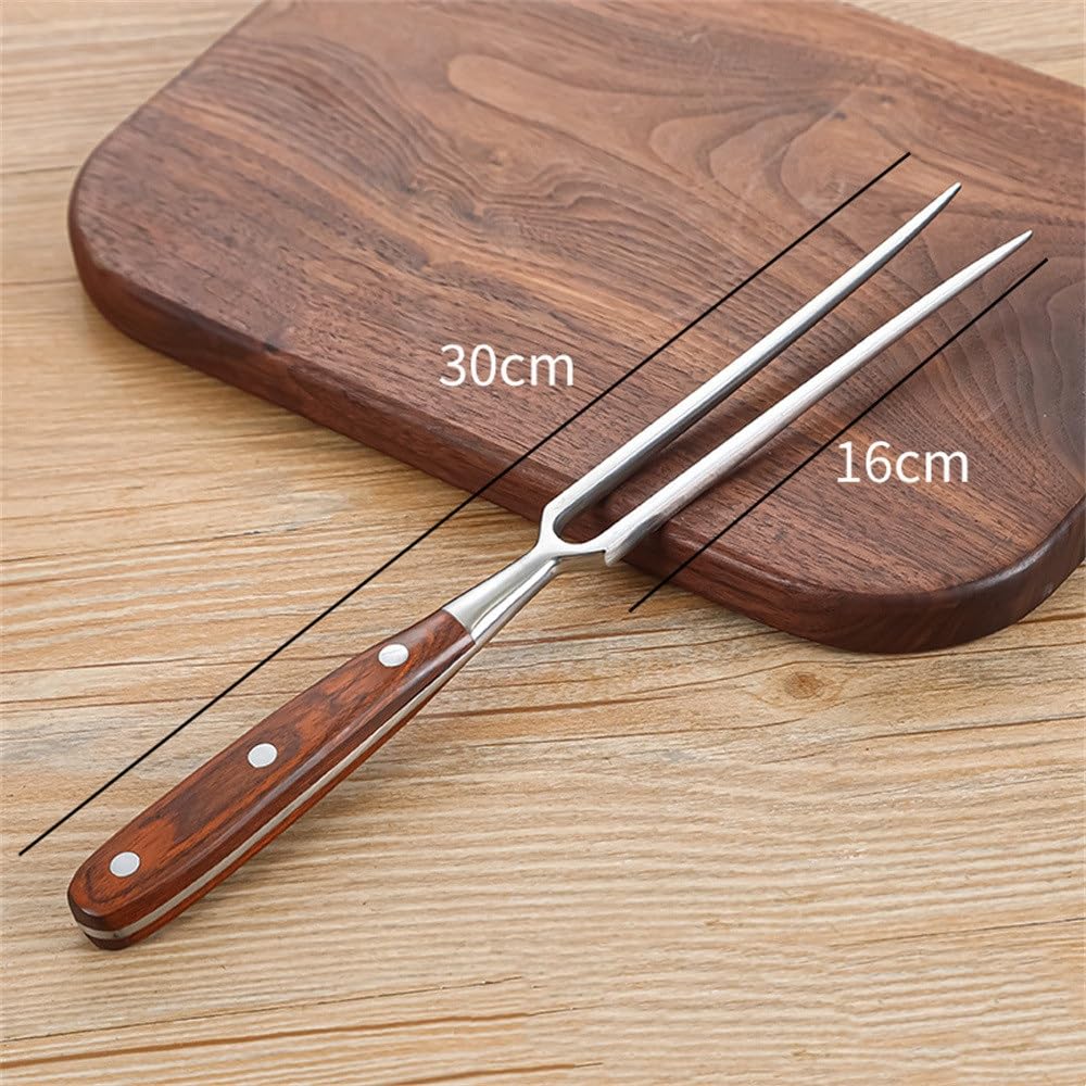 Widelce do grilla Piknik Widelec ze stali nierdzewnej Widelec Kuchenny Split Forks (Kolor: Czerwony)