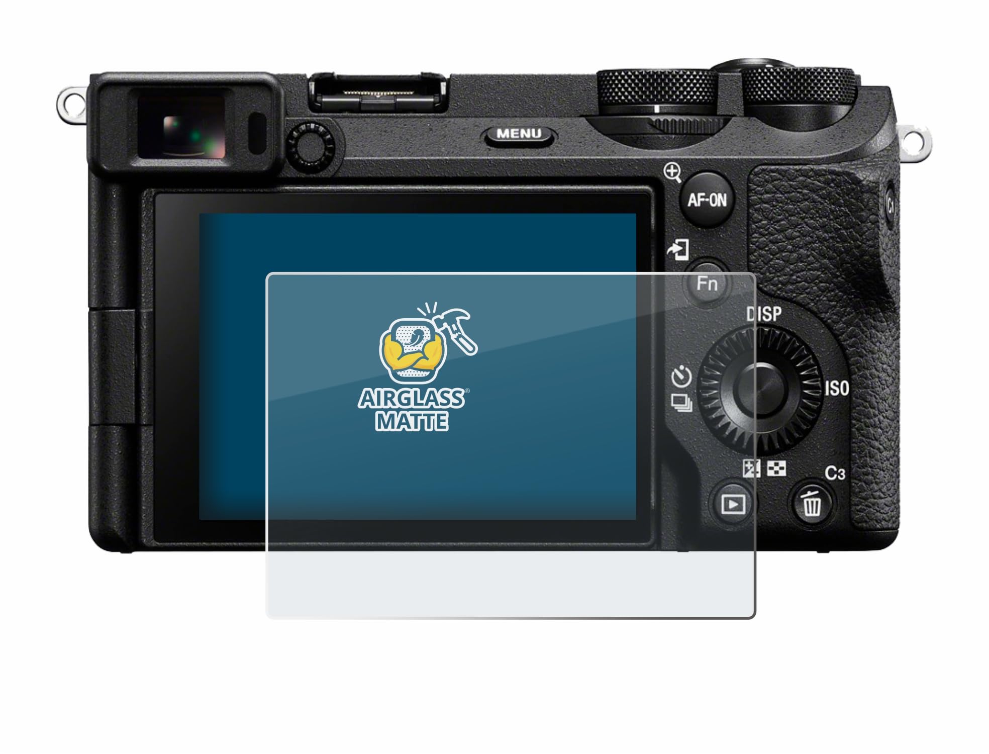 BROTECT Glas Screen Protector voor Sony Alpha 5000/6000 / 6400 Schermbeschermer [9H Hardheid, Beschermglas-Folie niet Gehard Glas