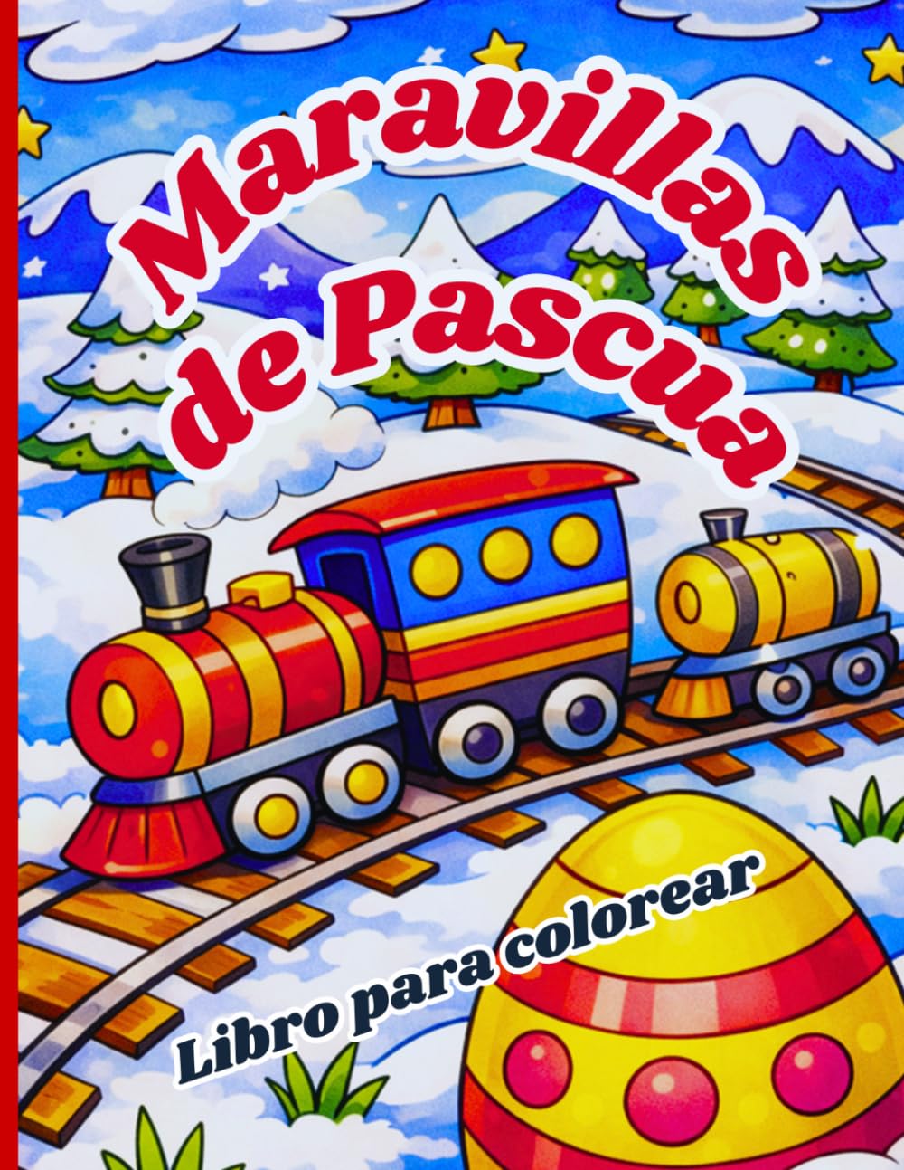 Maravillas de Pascua Libro para colorear: Mágicas escenas primaverales con adorables conejitos, huevos de Pascua, flores y jardines de fantasía | ... relajantes para adultos y adolescentes