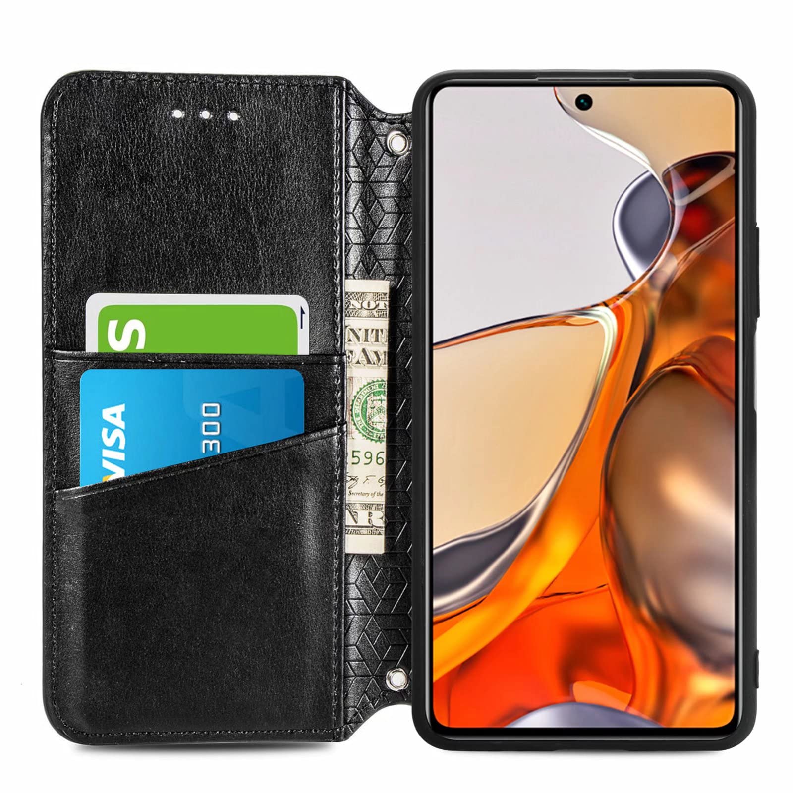 Coque de protection officielle en cuir avec support pour série HONOR